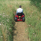 Westwood garden tractors fitted with a High Grass mulching deck will tackle tall grass, nettles and bramble