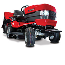 Westwood F Series 4TRAC garden tractor with Powered Grass Collector